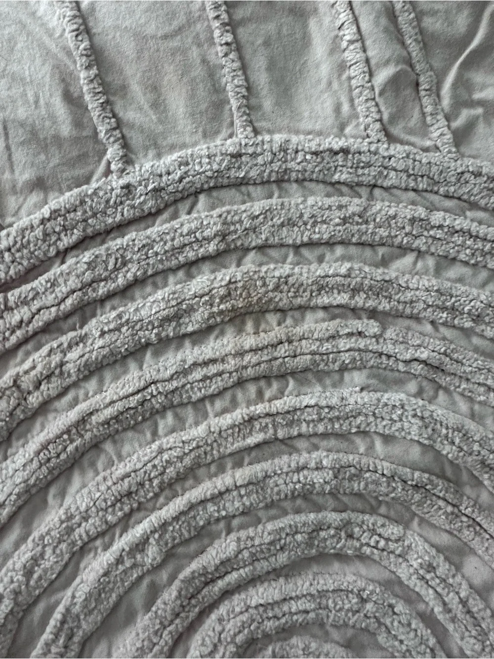 Anthropologie Blush Pink Quilted Duvet Cover with 2 King Shams